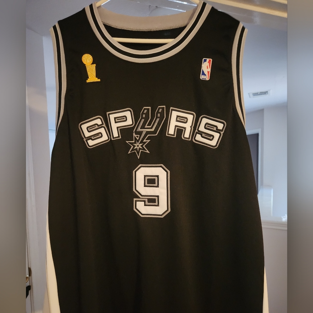 Tony Parker #9 Mitchell & Ness San Antonio Spurs Jersey